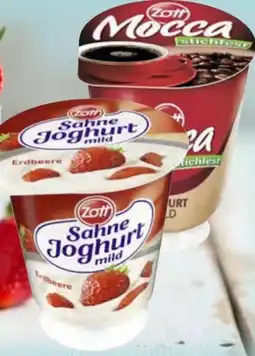 Edeka Zott Sahne Joghurt mild Erdbeere Angebot