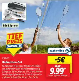 Lidl CRIVIT Badminton-Set Angebot