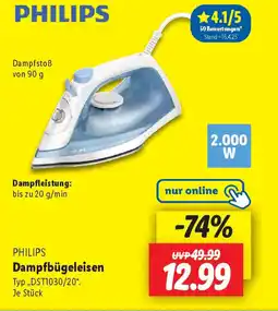 Lidl PHILIPS Dampfbügeleisen Angebot