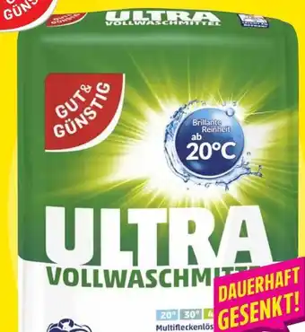 Edeka Gut & Günstig Vollwaschmittel Ultra Angebot