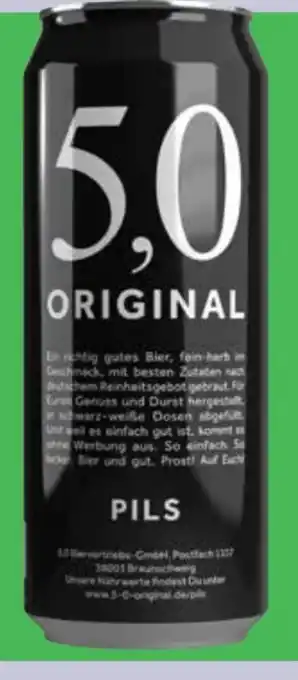 Edeka Oettinger 5,0 Original Pils Angebot