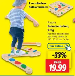 Lidl Playtive Balancierbalken, 9-tlg. Angebot