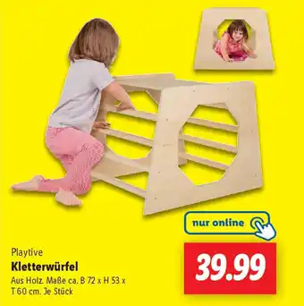Lidl Playtive Kletterwürfel Angebot