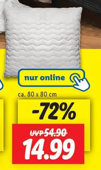 Lidl Dunlopillo Kopfkissen Angebot