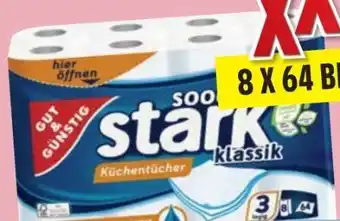 Edeka Gut & Günstig Sooo stark klassik Küchentücher Angebot