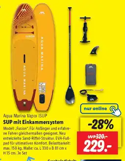 Lidl Aqua Marina Vapor ISUP SUP mit Einkammersystem Angebot