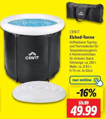 Lidl CRIVIT Eisbad-Tonne Angebot