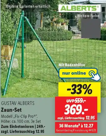 Lidl GUSTAV ALBERTS Zaun-Set Angebot