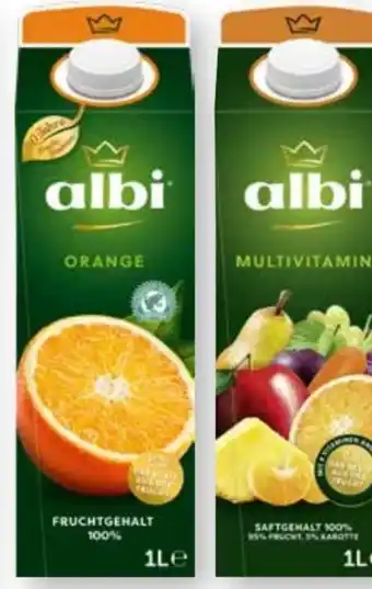 Scheck-in-Center Albi Saft Angebot