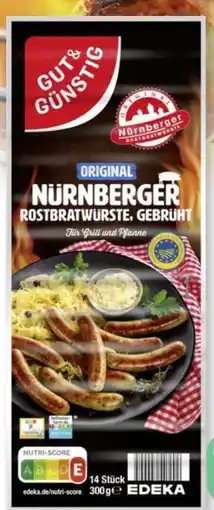 Scheck-in-Center Gut & Günstig Original Nürnberger Rostbratwürste Angebot
