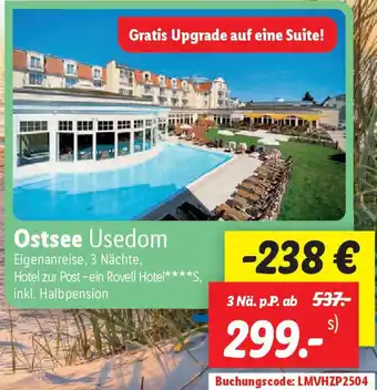Lidl Ostsee Usedom Angebot