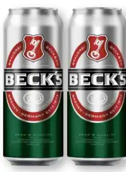 Scheck-in-Center Beck's Pilsener Angebot
