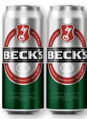 Scheck-in-Center Beck's Pilsener Angebot