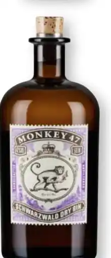 Scheck-in-Center Monkey 47 Schwarzwald Dry Gin Angebot