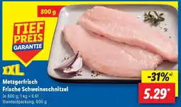 Lidl Metzgerfrisch Frische Schweineschnitzel Angebot