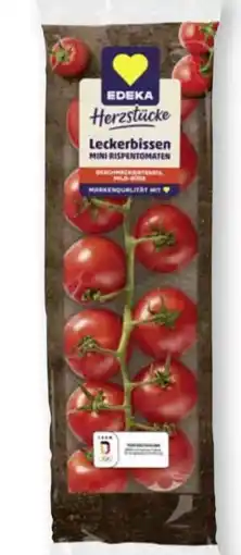 Scheck-in-Center Edeka Herzstücke Mini Rispentomaten Angebot