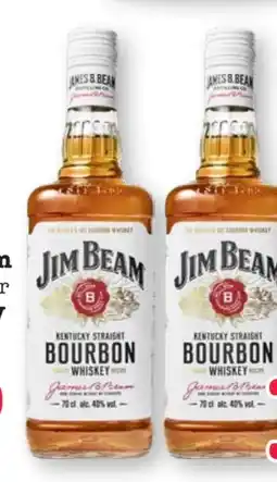 Scheck-in-Center Jim Beam Kentuckey Straight Bourbon Whiskey Angebot