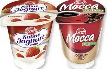 Scheck-in-Center Zott Sahne Joghurt Angebot