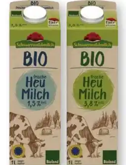 Scheck-in-Center Schwarzwaldmilch Bio Heu Milch Angebot