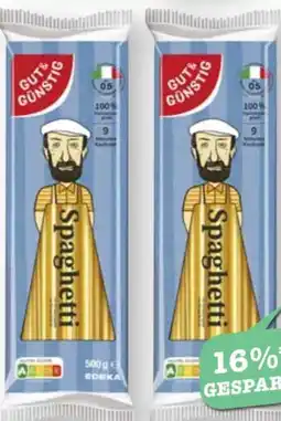 Scheck-in-Center Gut & Günstig Teigwaren Angebot