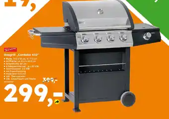 Globus Baumarkt TrendLine Gasgrill,,Cordoba 410" Angebot