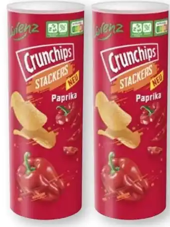 Scheck-in-Center Lorenz Crunchips Stackers Angebot