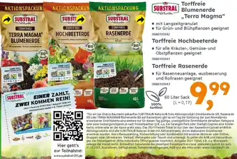 Globus Baumarkt SUBSTRAL Torffreie Blumenerde ,,Terra Magma", Torffreie Hochbeeterde o. Torffreie Rasenerde Angebot