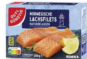 Scheck-in-Center Gut & Günstig Norwegische Lachsfilets Naturbelassen Angebot