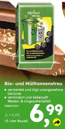 Globus Baumarkt agrícon Bio- und Mülltonnenstreu Angebot