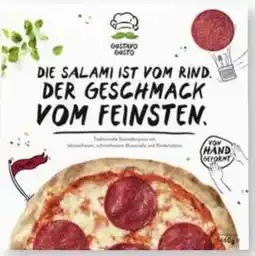 Scheck-in-Center Gustavo Gusto Steinofen Pizza Salami Angebot