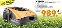 Globus Baumarkt STIGA Mähroboter „A 300" Angebot