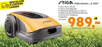 Globus Baumarkt STIGA Mähroboter „A 300" Angebot
