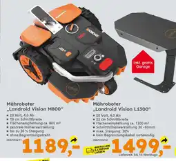 Globus Baumarkt WORX Mähroboter „Landroid Vision L1300" Angebot