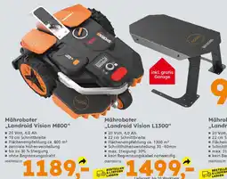 Globus Baumarkt WORX Mähroboter ,,Landroid Vision M800" Angebot