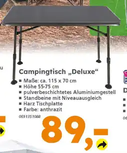 Globus Baumarkt Campingtisch ,,Deluxe" Angebot