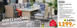 Globus Baumarkt PRIMASTER Dining Lounge-Set „Elba❝ Angebot