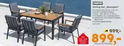 Globus Baumarkt PRIMASTER Dining-Set „Shanghai“ Angebot