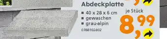 Globus Baumarkt Gartenmauer „Gomera" Abdeckplatte Angebot