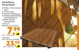 Globus Baumarkt Klickfliese Smartdeck Angebot