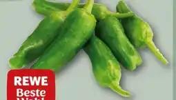 REWE Center Rewe Beste Wahl Bratpaprika Grün Angebot