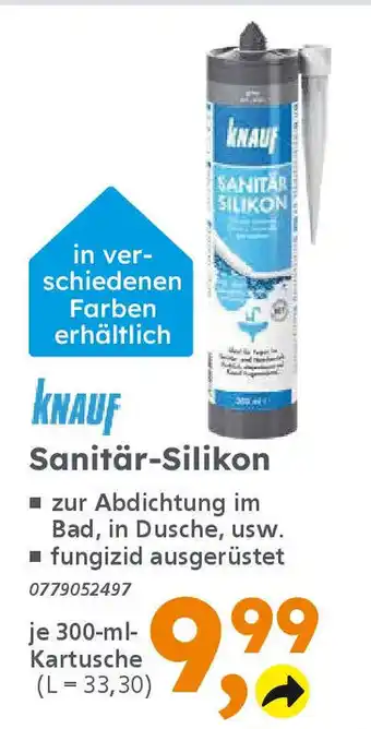 Globus Baumarkt KNAUF Sanitär-Silikon Angebot