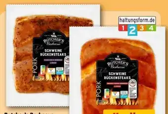 REWE Center Butcher’s Barbecue Schweine-Rückensteaks Pork Angebot