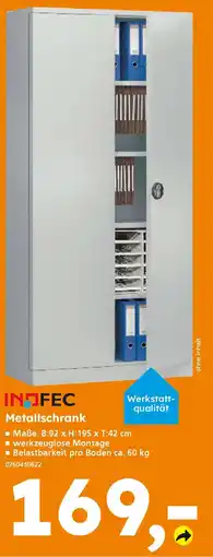 Globus Baumarkt PRIMASTER Metallschrank Angebot