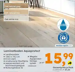 Globus Baumarkt Laminatboden Aquaprotect Angebot