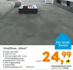 Globus Baumarkt Vinylfliese „Silent" Angebot