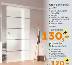 Globus Baumarkt Glas-Schiebetür „Ideal" Angebot
