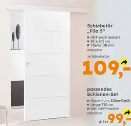 Globus Baumarkt Schiebetür ,,Fila 5" Angebot