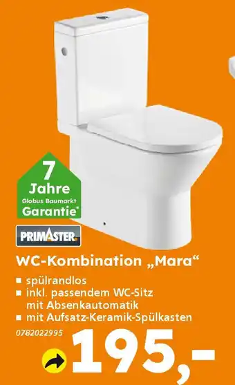 Globus Baumarkt PRIMASTER WC-Kombination „Mara" Angebot