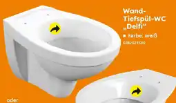 Globus Baumarkt Wand- Tiefspül-WC „Delfi❝ Angebot