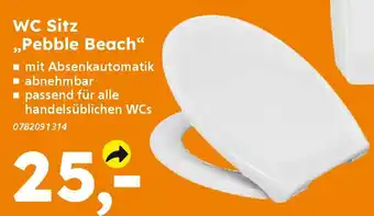 Globus Baumarkt WC Sitz ,,Pebble Beach" Angebot